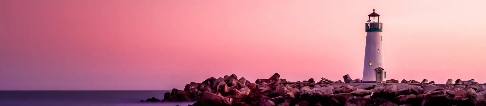 masthead lighthouse pink hour